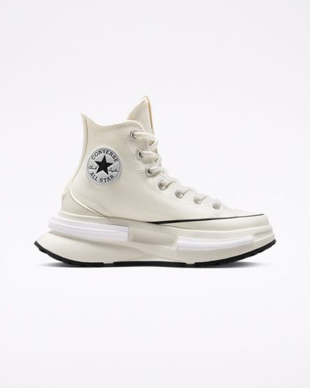 Tenis Converse Run Star Legacy CX Cano Alto Masculino Bege Pretas Branco | PT Y017PT9